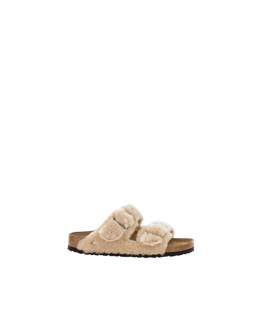 Birkenstock Natural Sliders