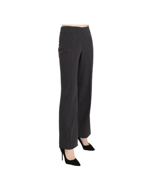 Bencivenga Black Wide Trousers
