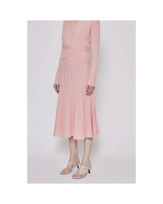 arch4 Rokken ,Roze ,Kasjmier Gabriela Midi Rok in het Pink