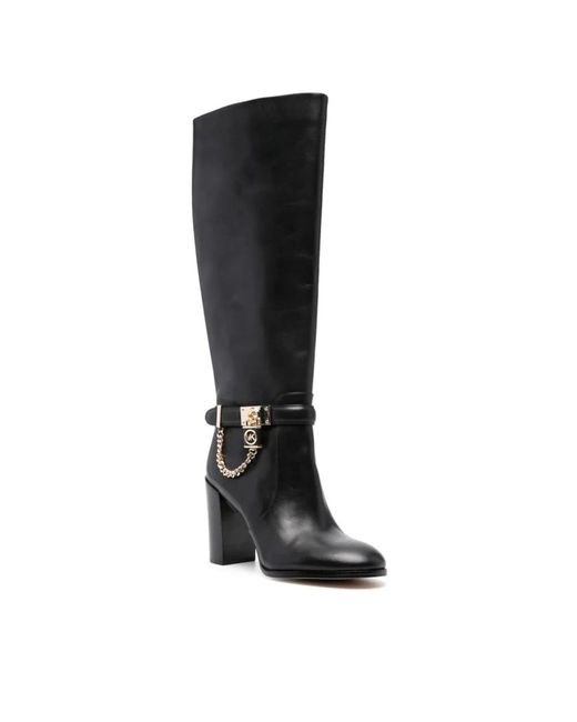 Michael Kors Black Hamilton stiefeletten mit absatz