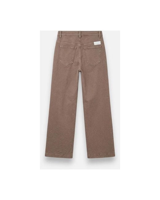 Nine:inthe:morning Brown Wide Jeans