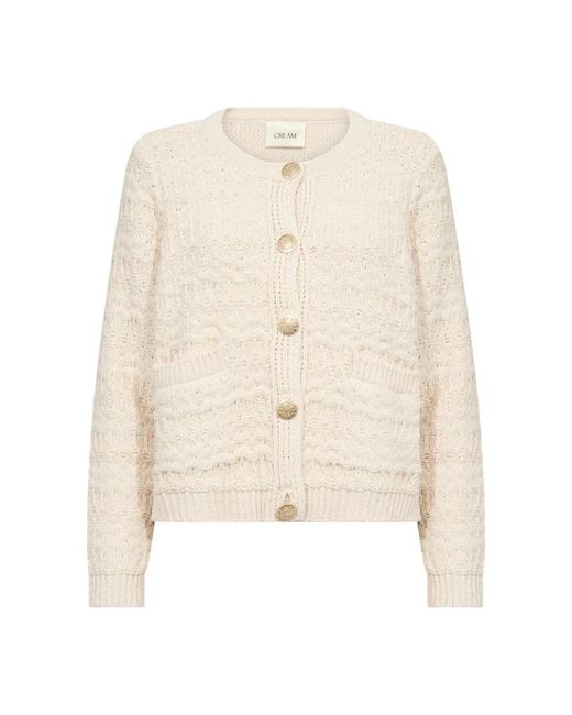 Cardigans Cream de color Natural