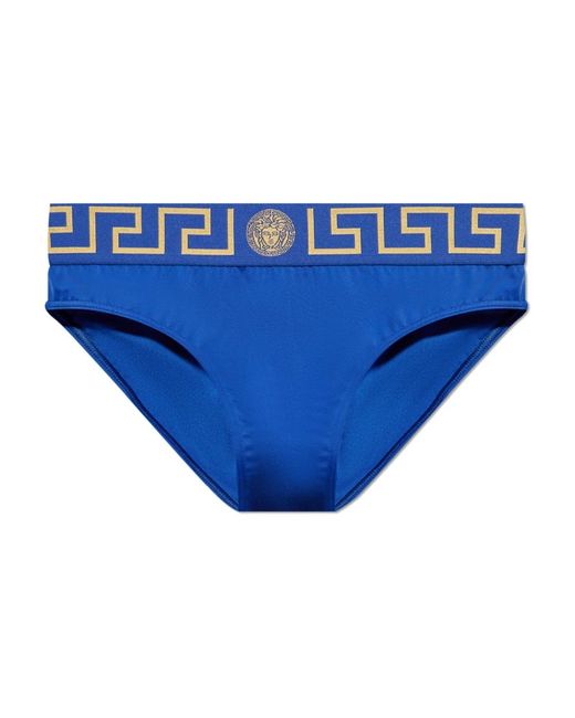 Versace Blue Beachwear for men