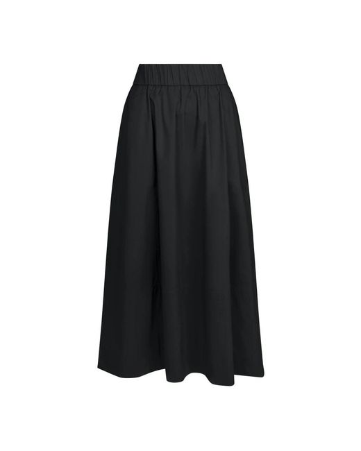 Neo Noir Black Maxi Skirts