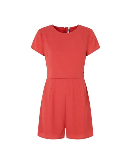 Pepe Jeans Red Playsuits