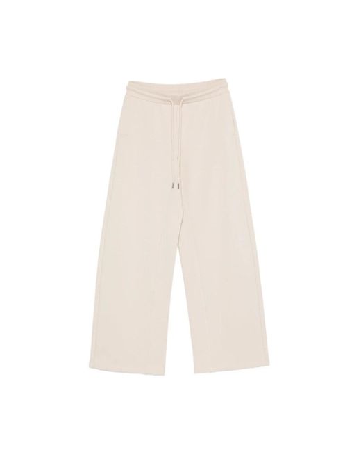 Max Mara White Wide Trousers