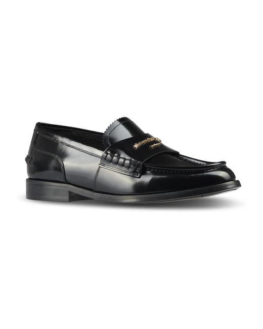Alexander Wang Black Schwarze Flache Schuhe Carter Loafer
