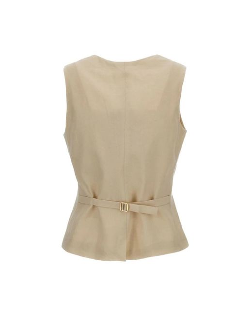 Max Mara Gilets in het Natural