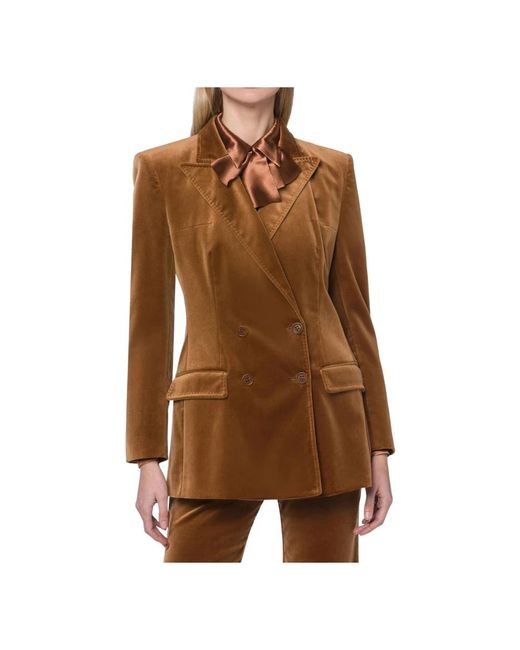Blazers Alberta Ferretti de color Brown