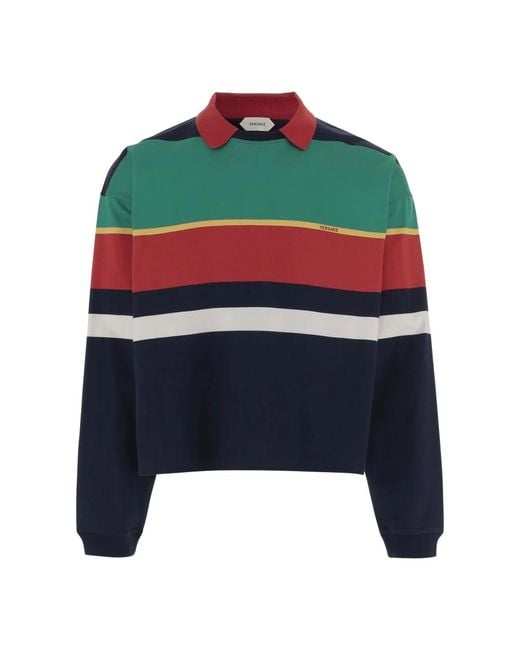 Versace Blue Polo Shirts for men