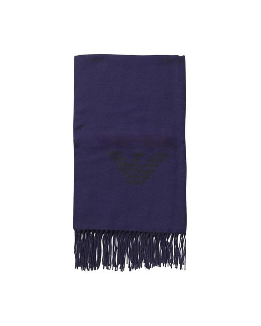 Emporio Armani Blue Winter Scarves for men