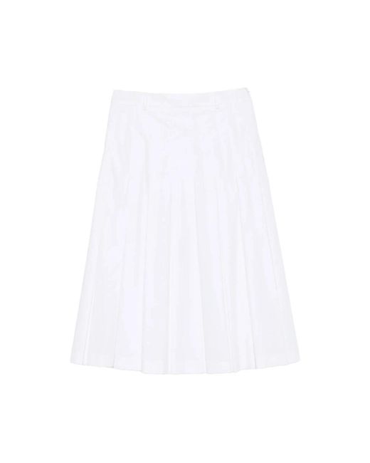 Vivetta White Midi Skirts