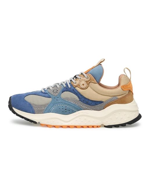 Flower Mountain Blue Sneakers for men