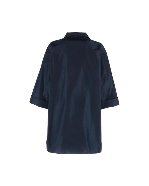 Aspesi Blue Single-Breasted Coats