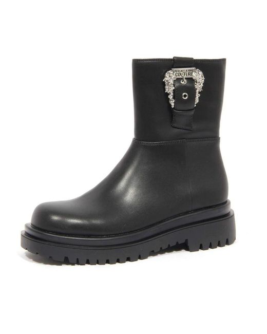 Versace Black Ankle Boots