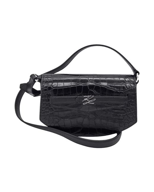 Karl Lagerfeld Black Cross Body Bags