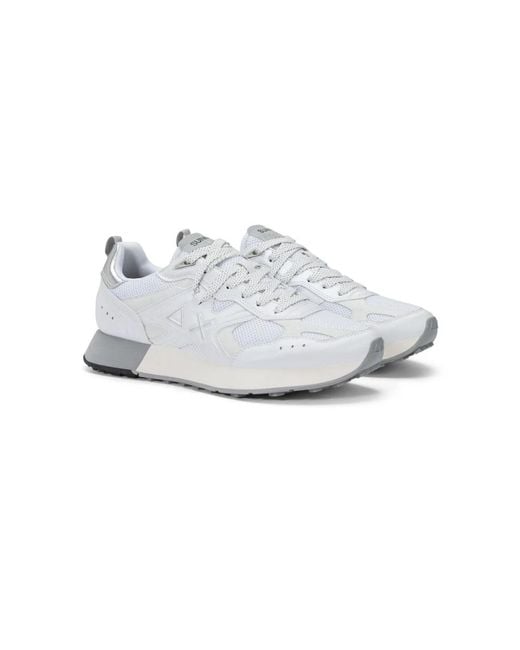 Sun 68 White Sneakers for men