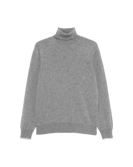 Brunello Cucinelli Kaschmir Rollkragenpullover Grau in Gray für Herren