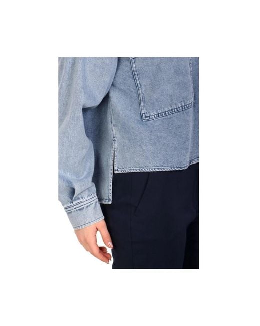 Weekend by Maxmara Blue Denim Shirts