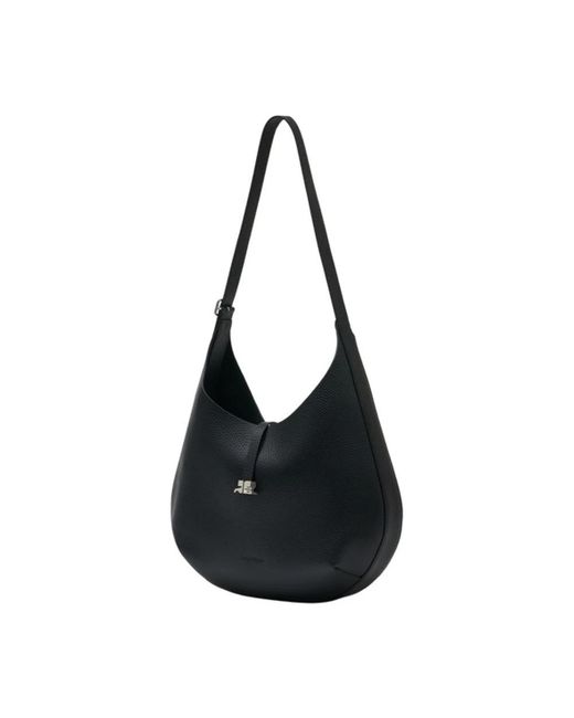 Courreges Black Shoulder Bags
