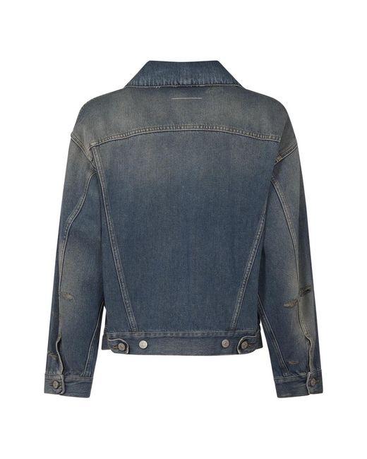 MM6 by Maison Margiela Blue Denim Jackets