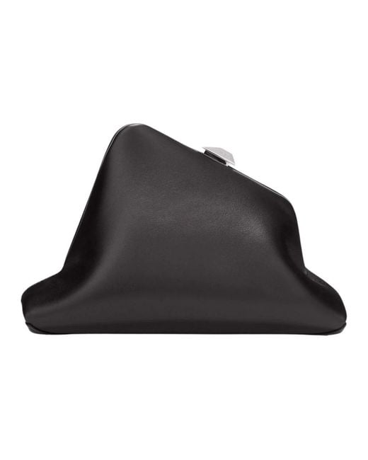 The Attico Black Clutches