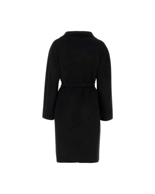 Max Mara Black Belted Coats
