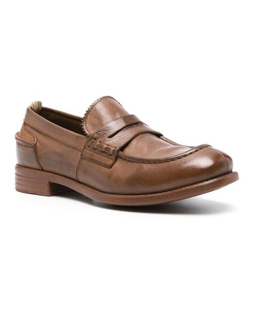 Officine Creative Brown Loafers