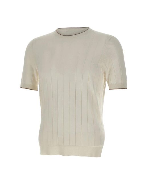 Gran Sasso Gray Round-Neck Knitwear for men