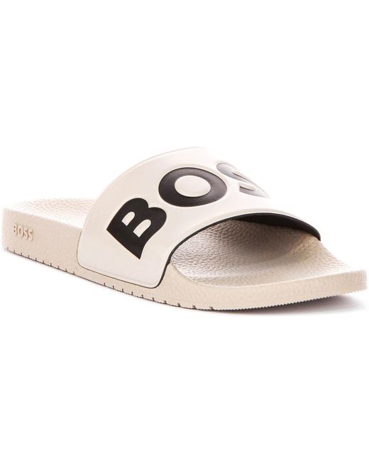 HUGO Pink Sliders for men