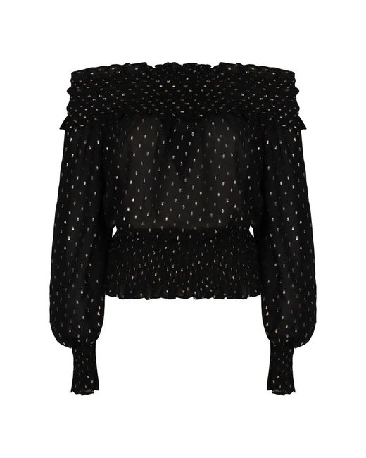 Blouses Self-Portrait de color Black