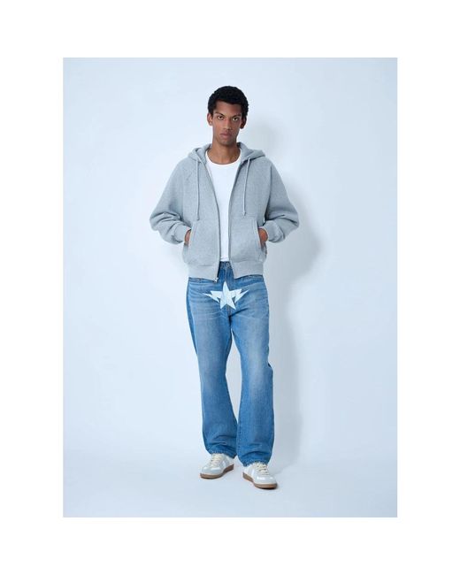A Bathing Ape Wide Jeans in het Blue voor heren