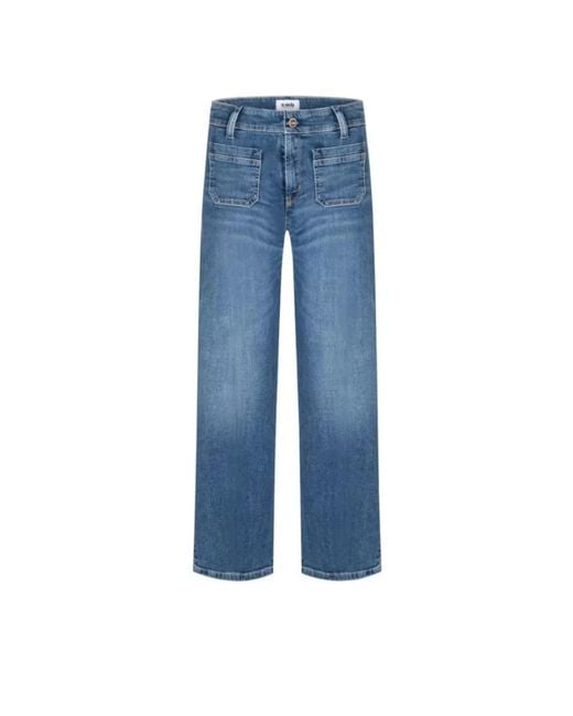 Cambio Blue Cropped Jeans
