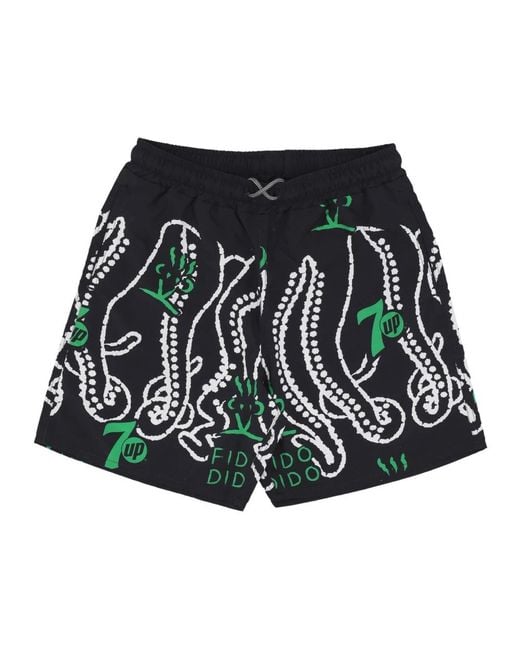 Octopus Black Beachwear for men