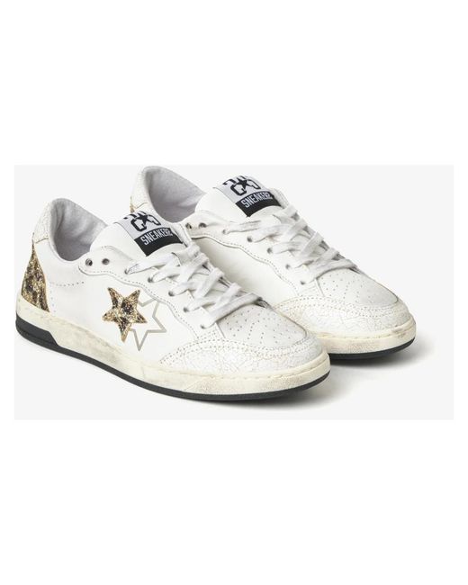 2 Star White Sneakers