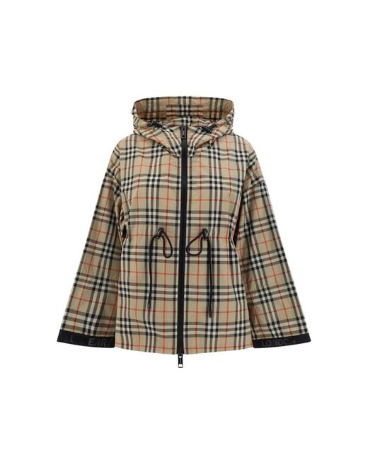 Rain Jackets Burberry en coloris Brown