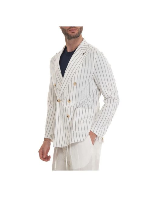 Paoloni Gray Blazers for men