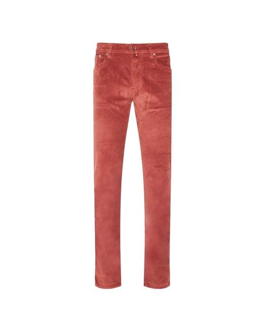 Chinos di Jacob Cohen in Red da Uomo