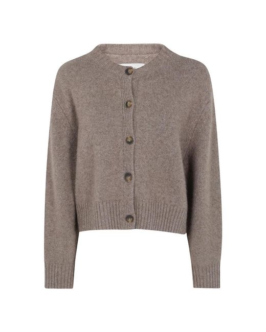 Loulou de Saison Remus Oversized Cardigan in het Brown