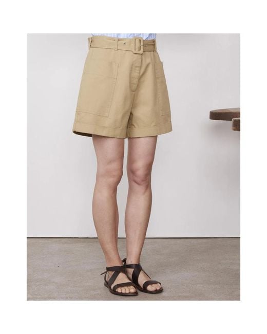 Officine Generale Natural Casual Shorts