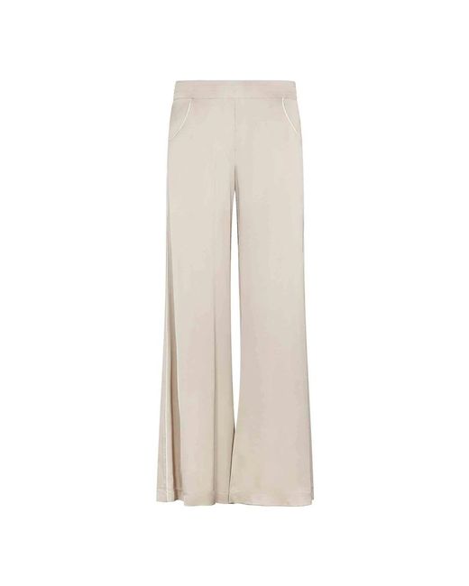 Akep Wide Trousers in het Natural