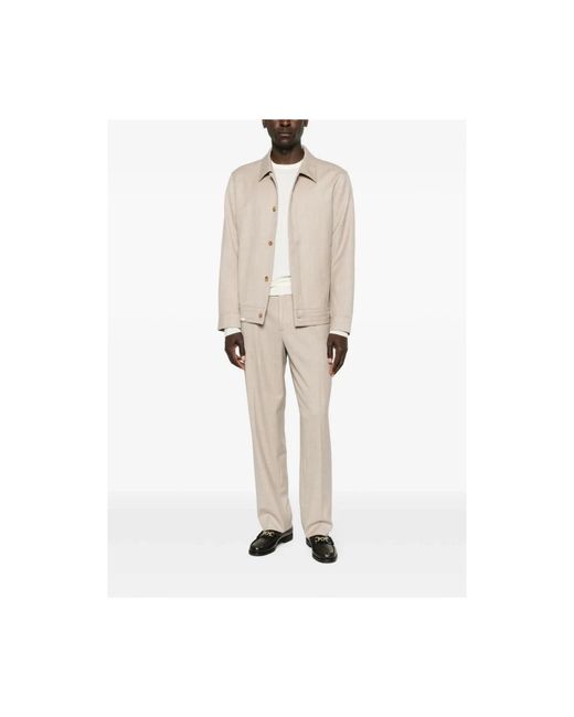 La Fileria White Round-Neck Knitwear for men