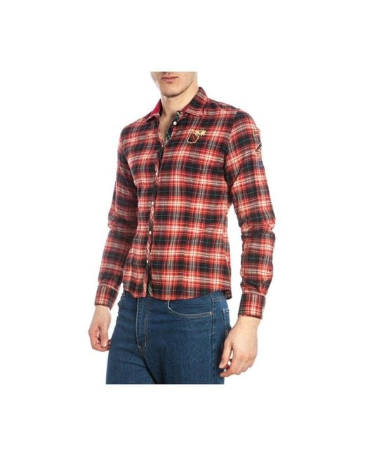 Casual Shirts La Martina de hombre de color Red