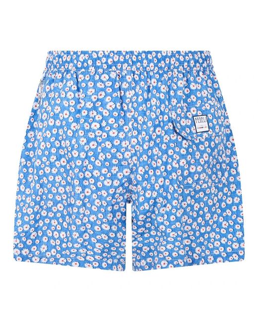 Fedeli Blue Beachwear for men