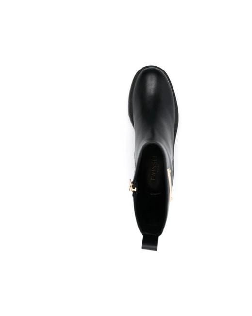 Twinset Black Ankle Boots