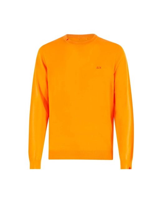 Sun 68 Orange Sweatshirts for men