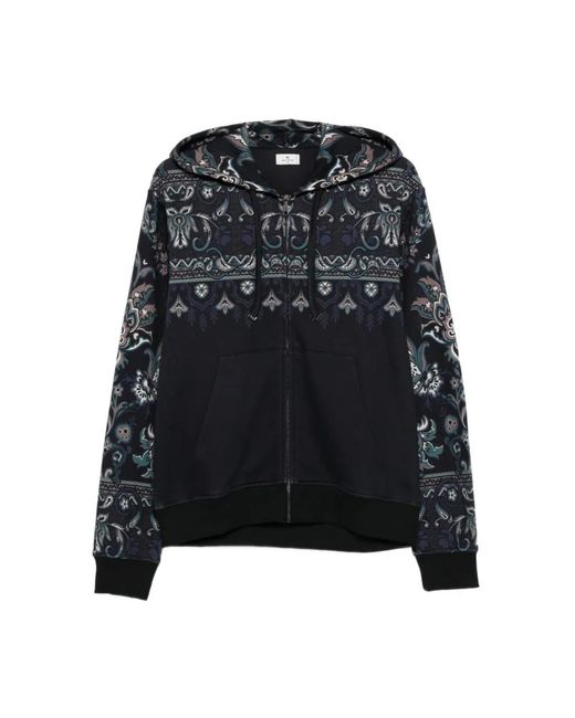 Zip-Throughs di Etro in Black da Uomo