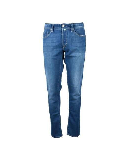 Slim-Fit Jeans di Tramarossa in Blue da Uomo