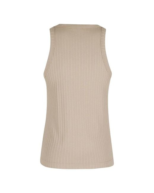 Circolo 1901 Brown Sleeveless Tops