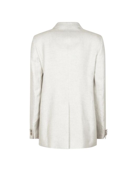 Tagliatore Jassen ,Wit ,Donna Over in het White